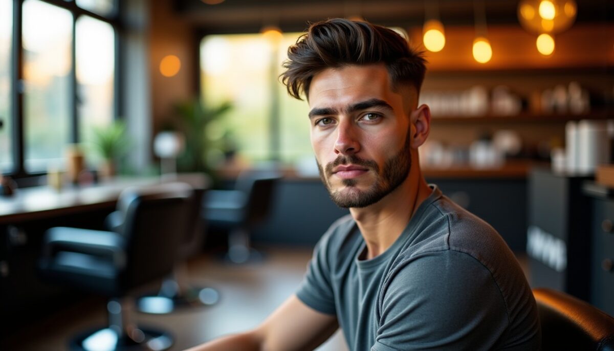 Coupe homme effilée : guide pour choisir en fonction de la forme du visage et du type de cheveux