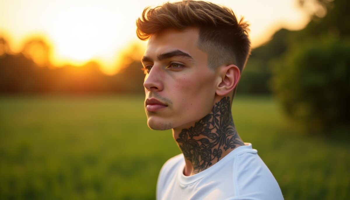 Tatouage au cou pour homme : 10 inspirations, niveau de douleur, budget et conseils d'entretien