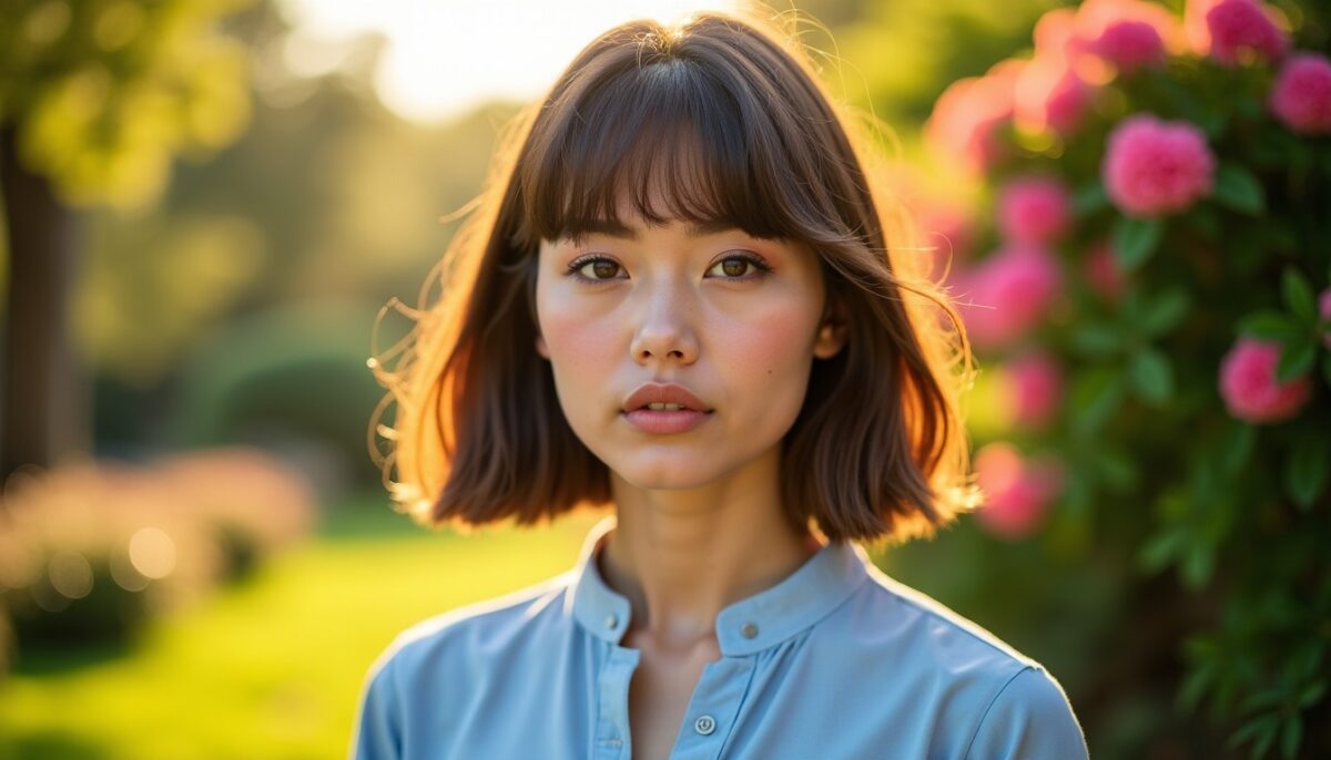 Coupe carré et frange rideau : nos conseils pour sublimer la forme de votre visage