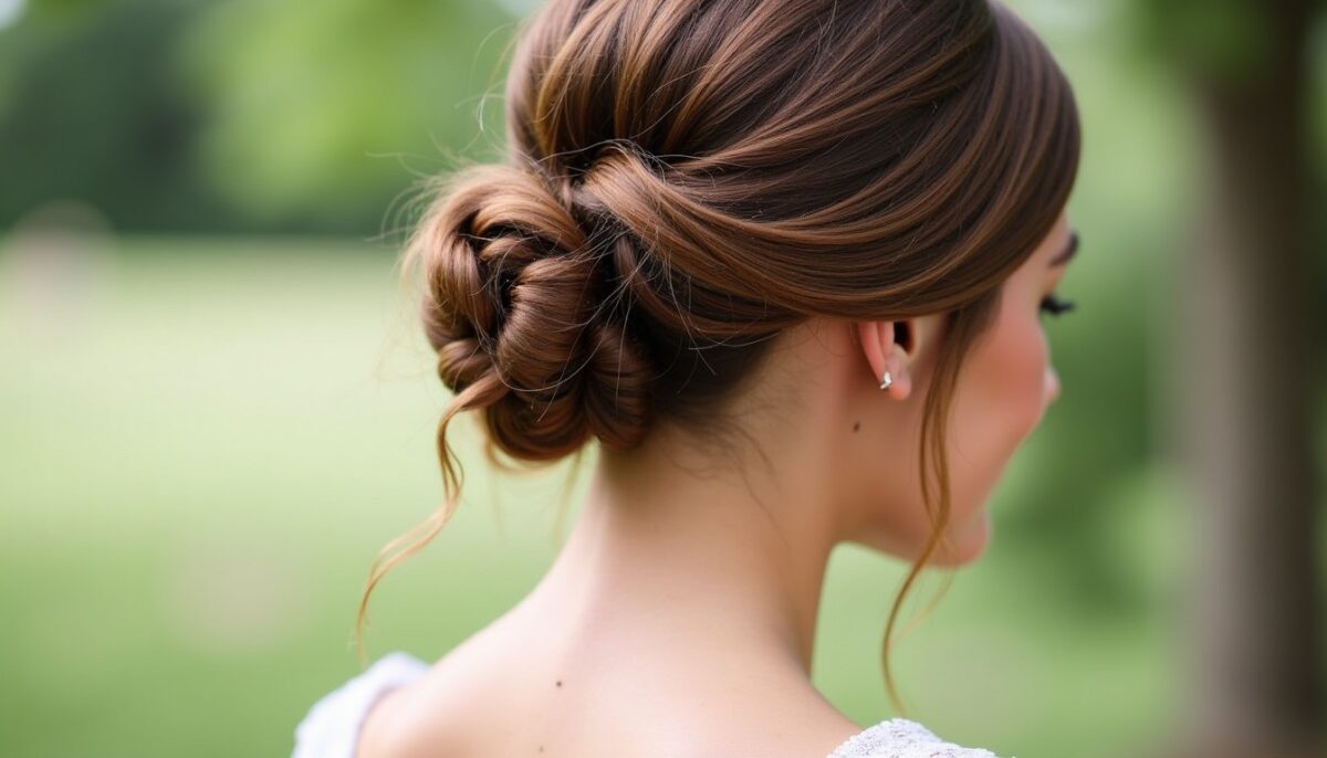 Idées de chignons élégants et simples à réaliser pour les invitées de mariage