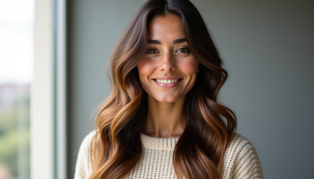 Balayage Caramel : L'éclat subtil qui illumine les cheveux foncés
